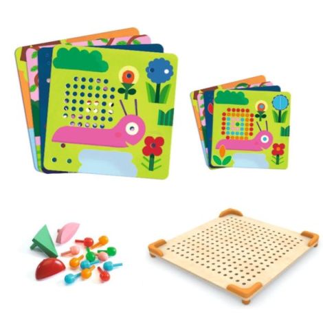 Jucarie educativa Mozaic mini animo, Djeco - poza 3