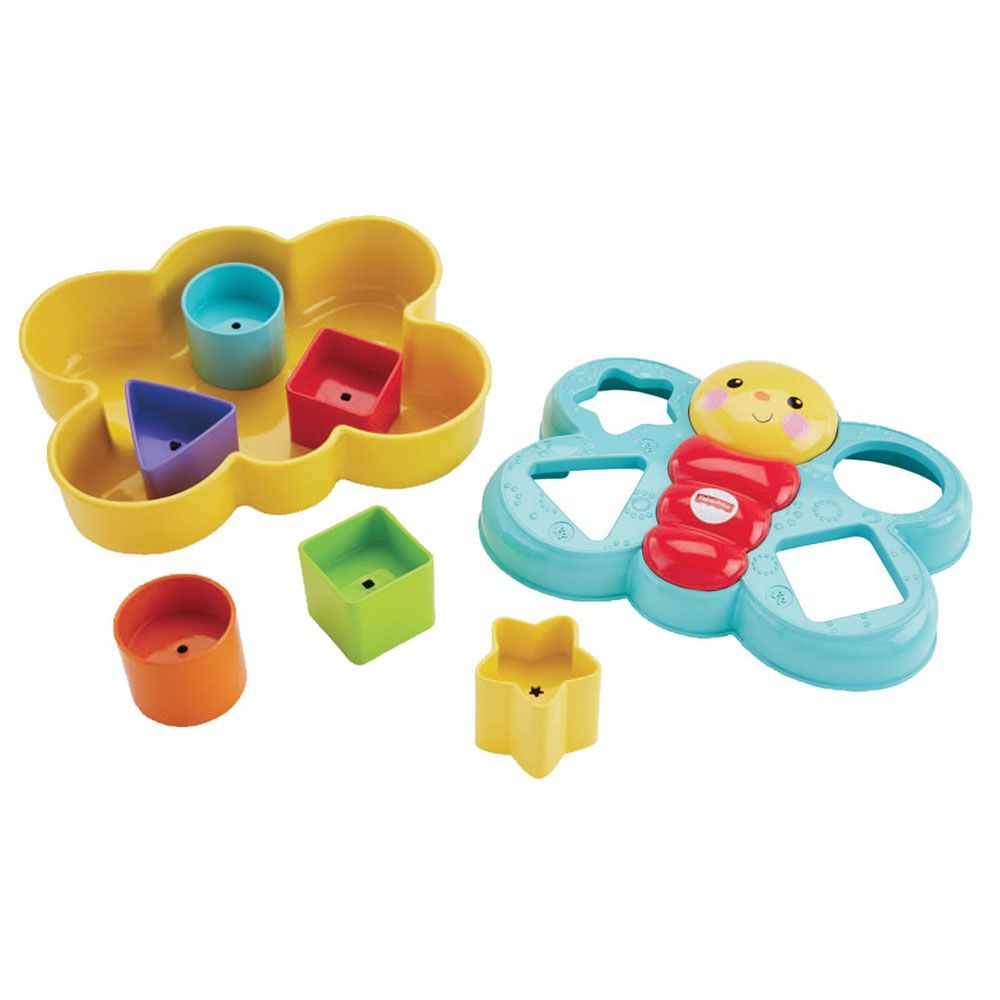 Jucarie fluture cu forme de sortare Fisher Price - poza 1
