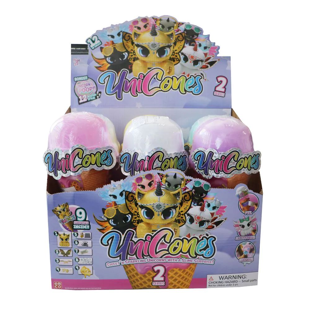 Jucarie inghetata cu figurina surpriza unicorn si accesorii Unicones Seria 2 - poza 2