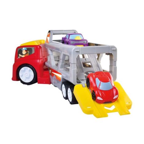 Jucarie interactiva - camion cu platforma auto - poza 3