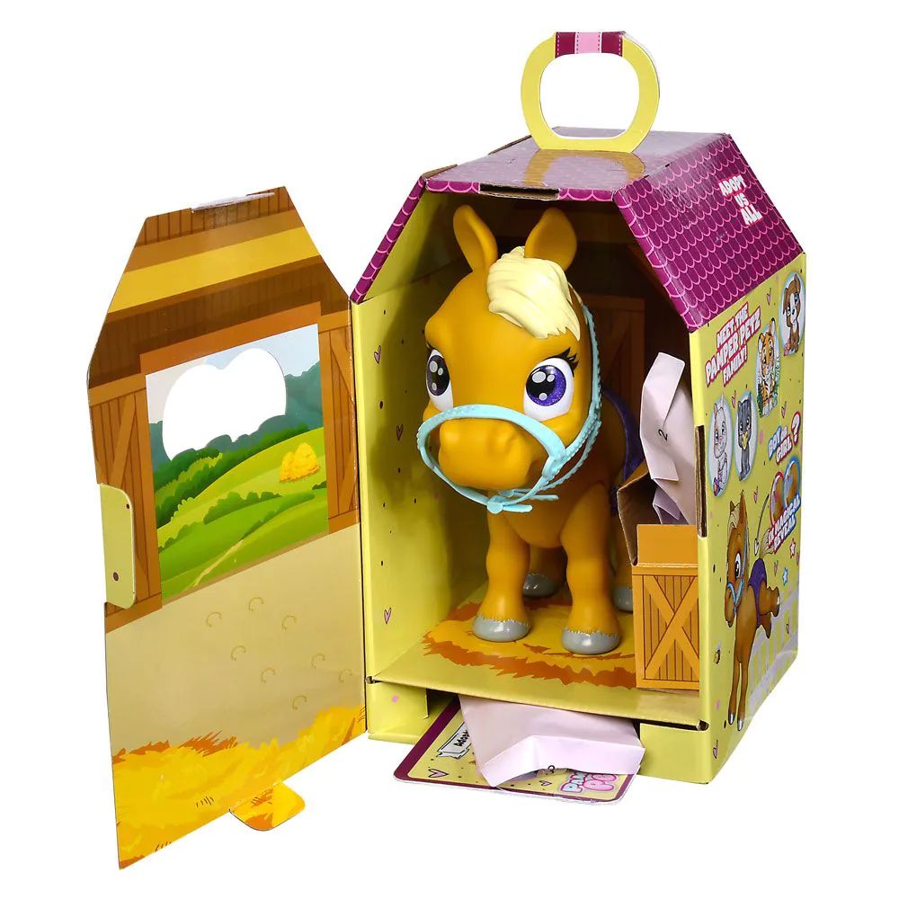 Jucarie interactiva Ponei Pamper Petz cu accesorii Simba 24 cm - poza 2