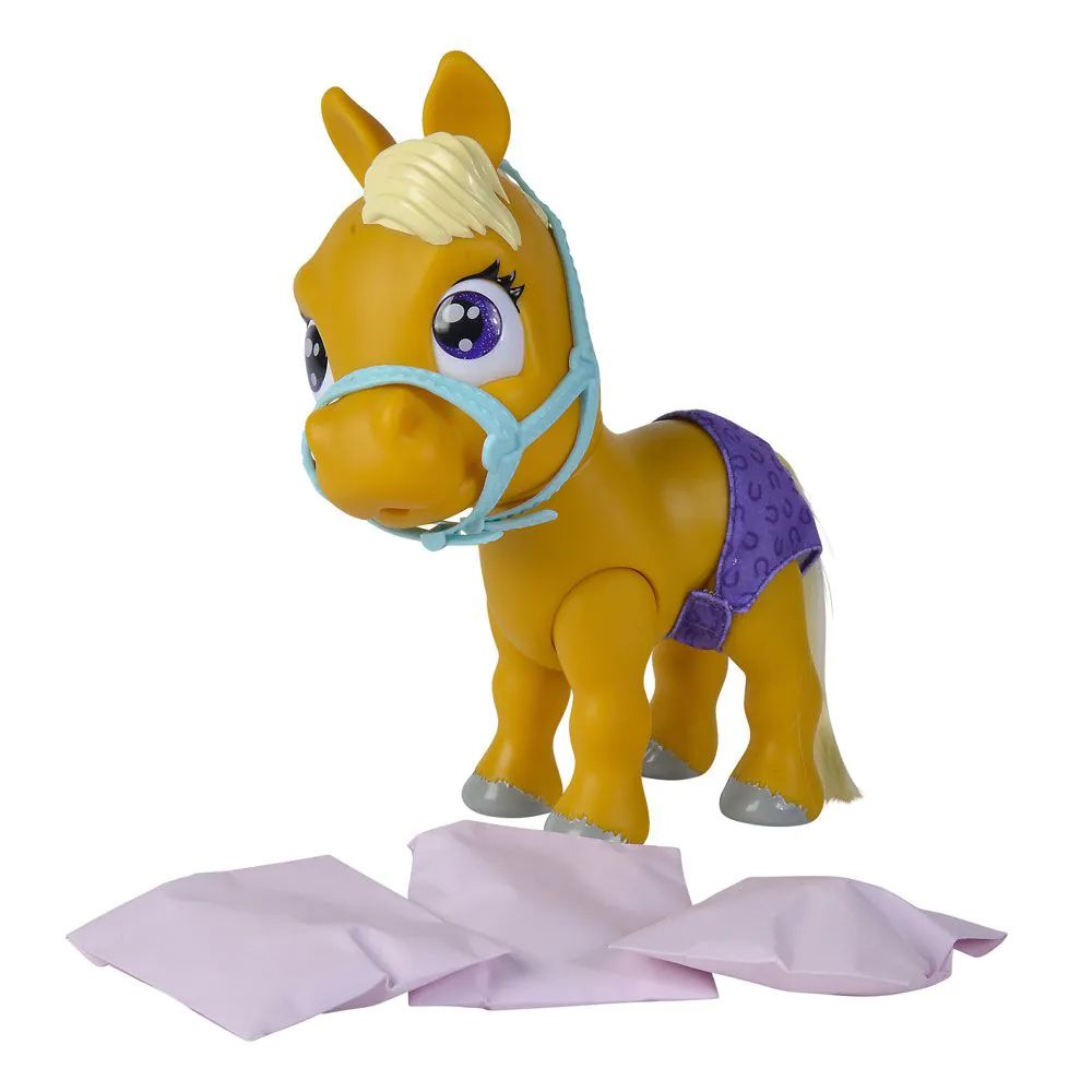 Jucarie interactiva Ponei Pamper Petz cu accesorii Simba 24 cm - poza 4