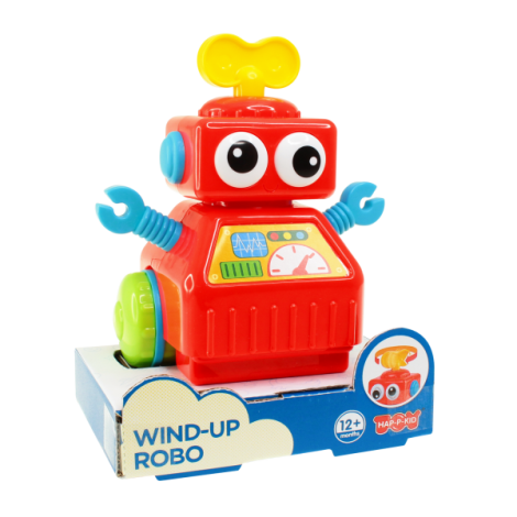 Jucarie interactiva - robotel cu cheita (rosu) - poza 3