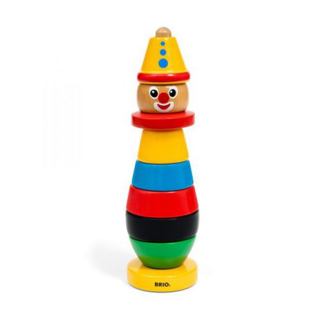 Jucarie lemn de stivuit clovn 30120 Brio - poza 2