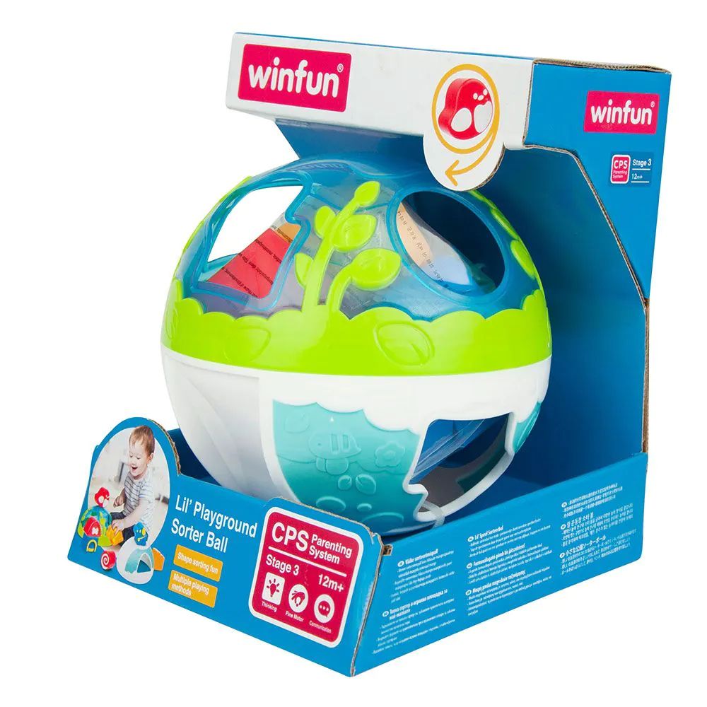 Jucarie minge cu forme sortare pentru bebelusi Winfun - poza 2