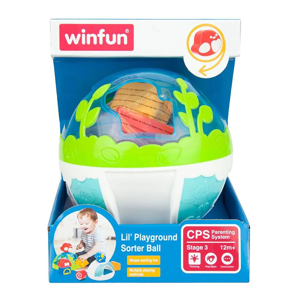 Jucarie minge cu forme sortare pentru bebelusi Winfun - poza 3