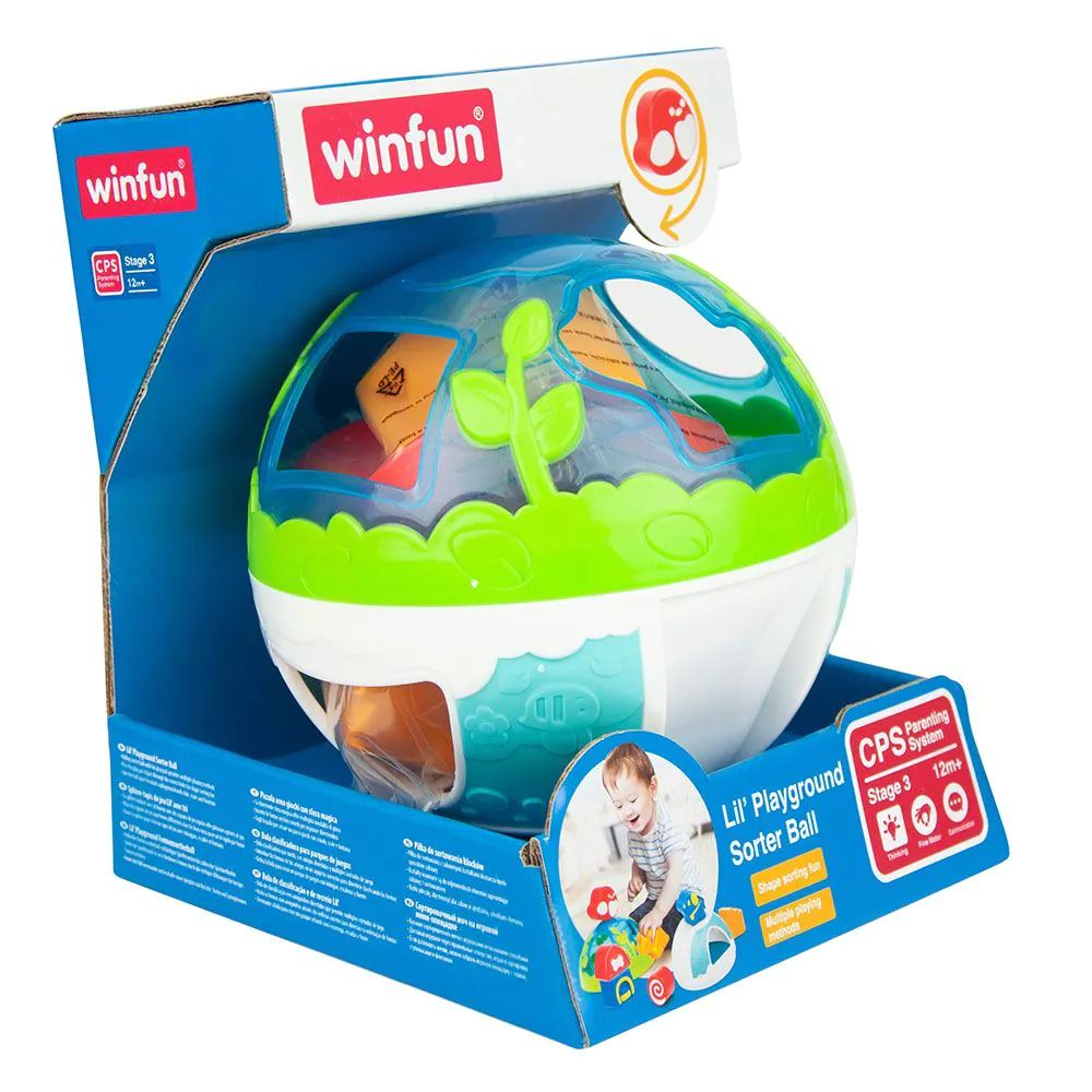 Jucarie minge cu forme sortare pentru bebelusi Winfun - poza 4