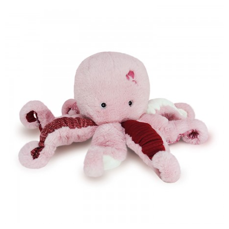Jucarie moale din plus - Caracatita, 30 cm, roz