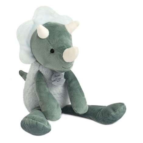 Jucarie moale din plus - Dinozaur, 30 cm, verde - poza 2
