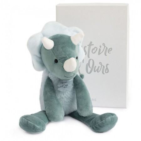 Jucarie moale din plus - Dinozaur, 30 cm, verde