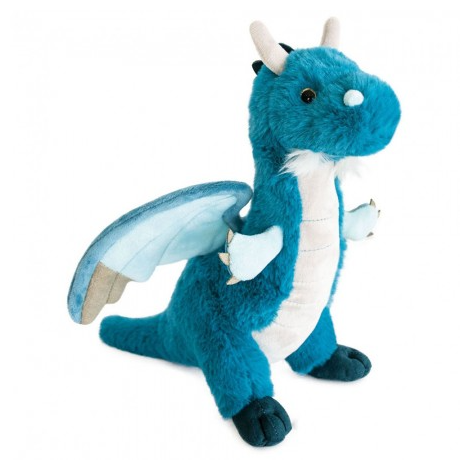 Jucarie moale din plus - Dragon, 25 cm, verde - poza 1