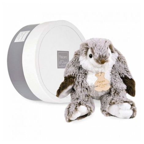 Jucarie moale din plus - Iepurasul Marius, 20 cm, gri - poza 1