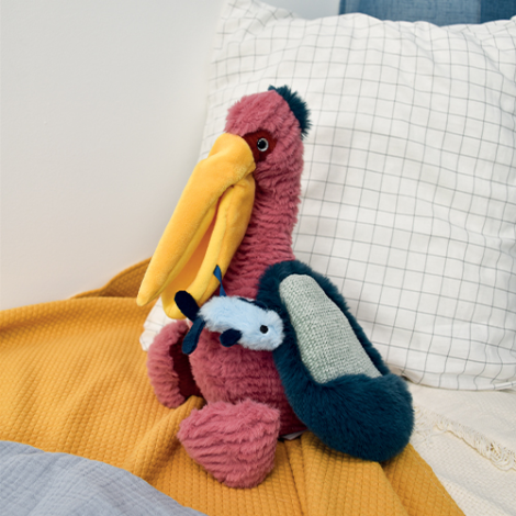 Jucarie moale din plus - Pelican, 34 cm - poza 2