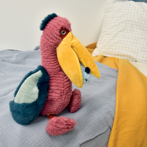 Jucarie moale din plus - Pelican, 34 cm - poza 3
