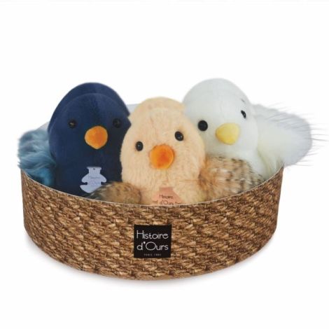 Jucarie moale din plus - pui, 15 cm - poza 4