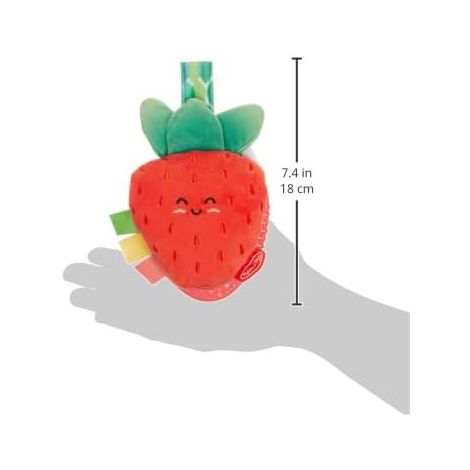 Jucarie multisenzoriala pentru bebelusi Capsunica, 18 cm - poza 4