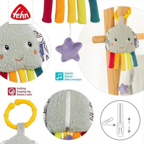 Jucarie muzicala mini - caracatita colorata - poza 5