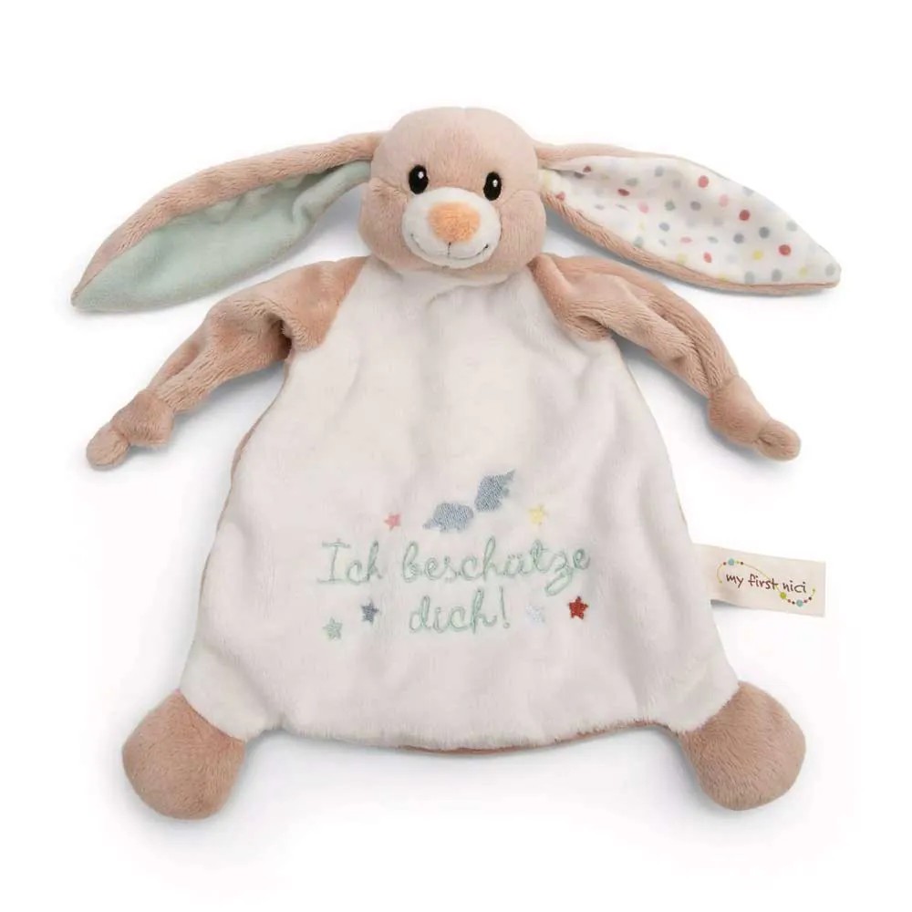 Jucarie paturica pentru bebelusi Nici Bunny Fela 25 x 25 cm - poza 1
