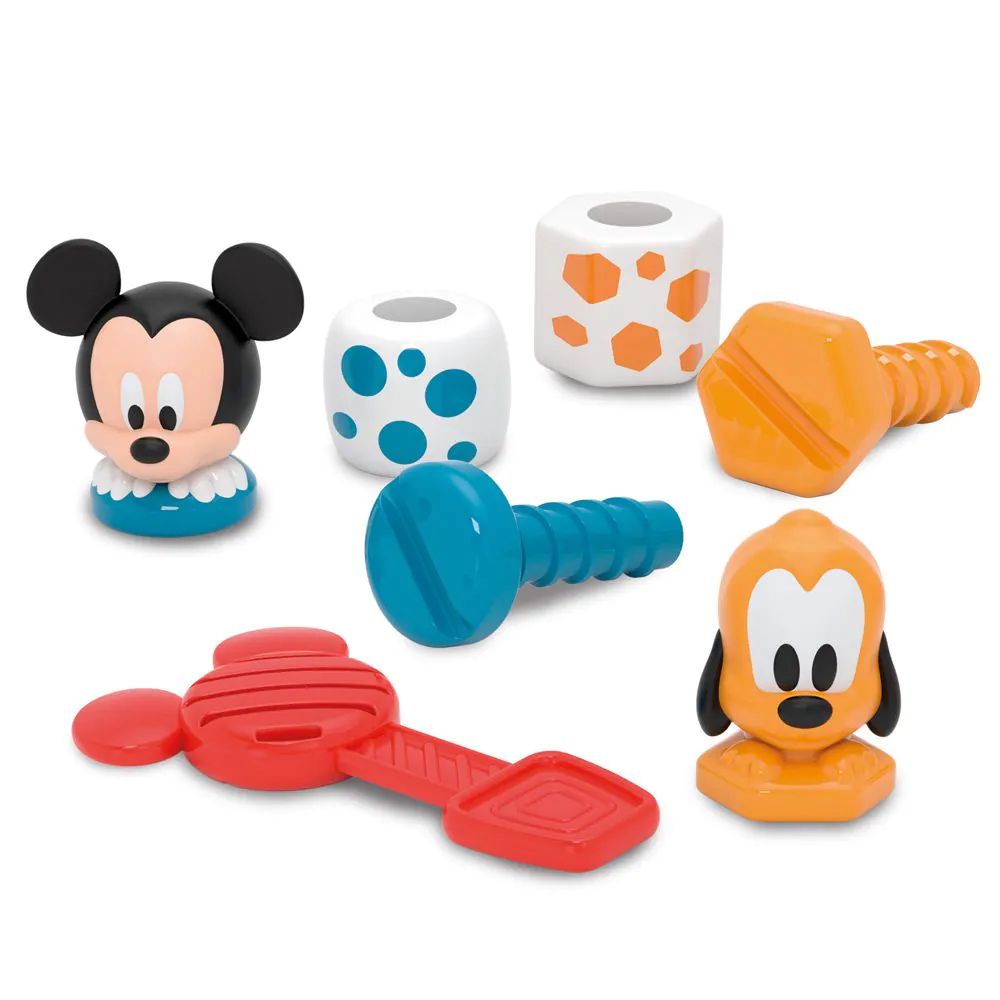 Jucarie pentru bebelusi Disney Mickey si Pluto Build and Play - poza 1