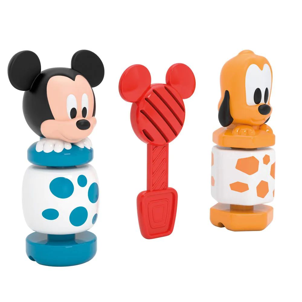 Jucarie pentru bebelusi Disney Mickey si Pluto Build and Play - poza 5