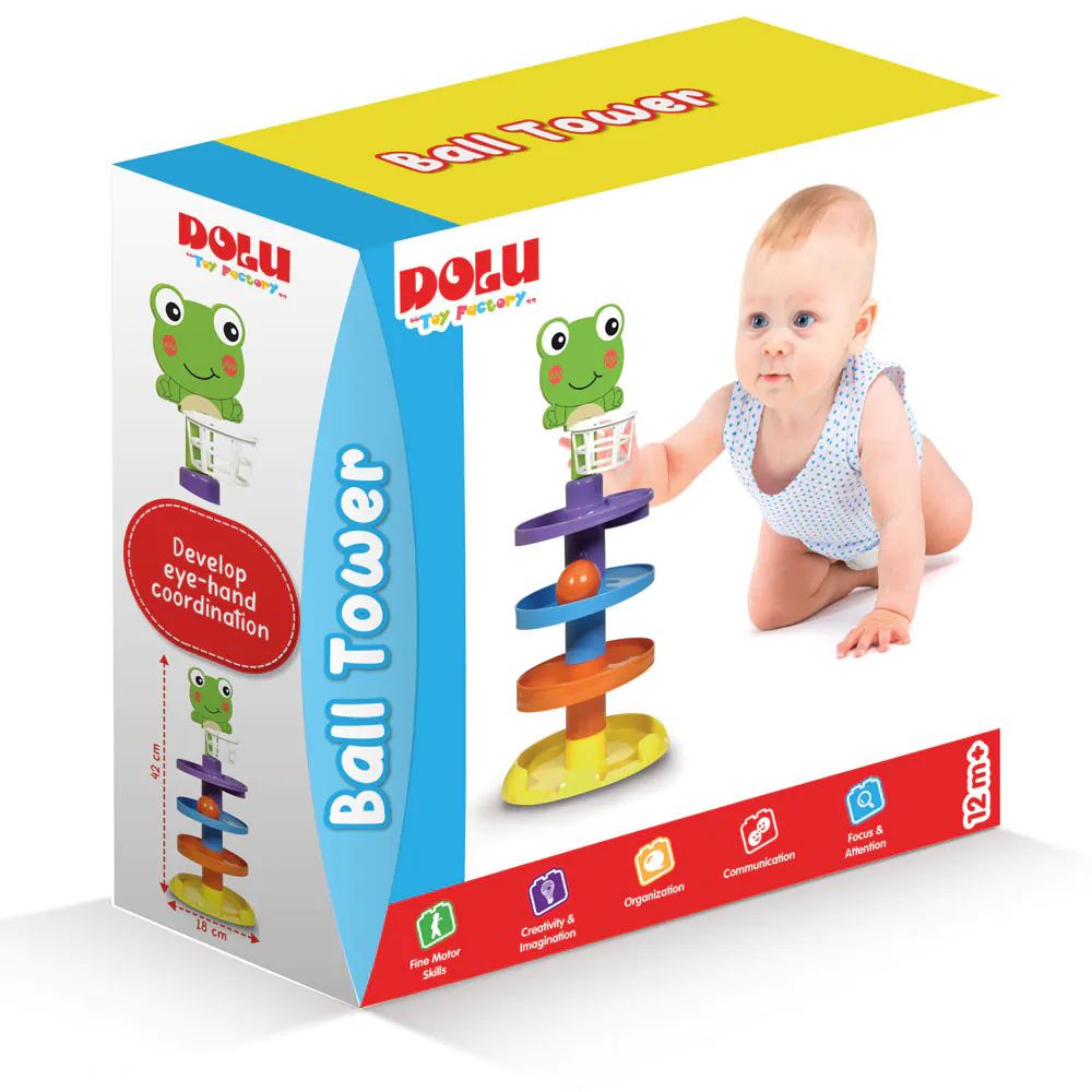 Jucarie pentru bebelusi Dolu Turnul cu bila - poza 2