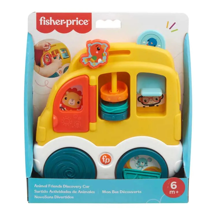 Jucarie pentru bebelusi Fisher Price Animal Friends Discovery diverse modele - poza 2