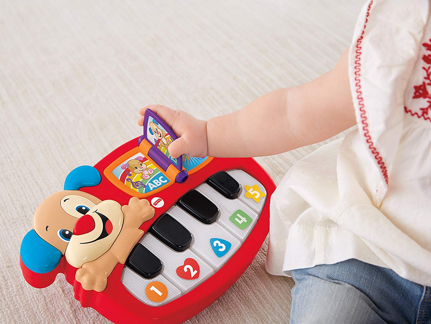 Jucarie pentru bebelusi Fisher Price Laugh and Leran pianul catelusului - poza 4
