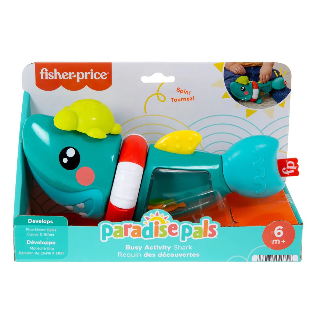 Jucarie pentru bebelusi Fisher Price Rechin Paradise Pals - poza 2