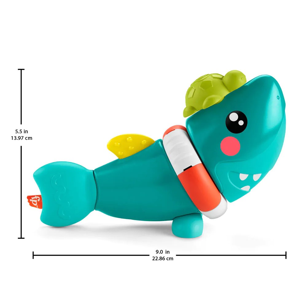 Jucarie pentru bebelusi Fisher Price Rechin Paradise Pals - poza 3