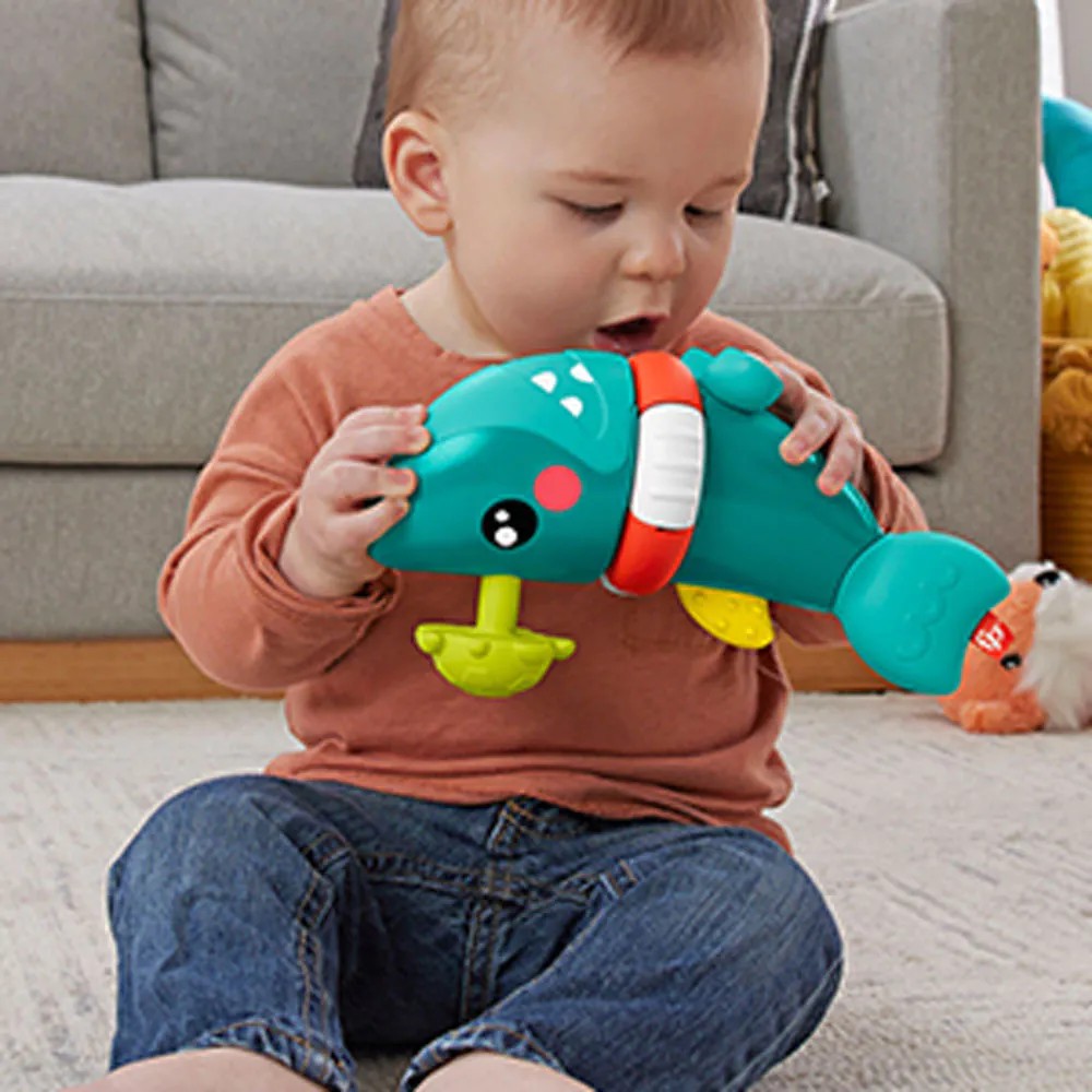 Jucarie pentru bebelusi Fisher Price Rechin Paradise Pals - poza 4