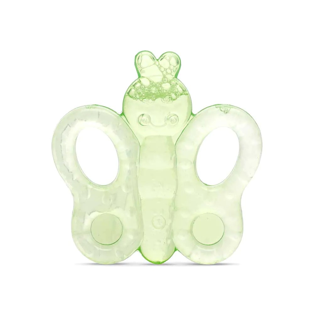 Jucarie pentru dentitie cu apa Lorelli Baby Care Butterfly Fresh Green