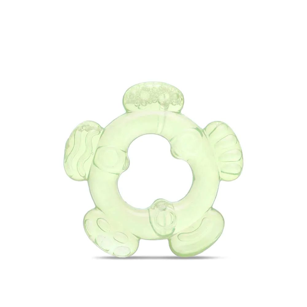 Jucarie pentru dentitie cu apa Lorelli Baby Care Flower Fresh Green