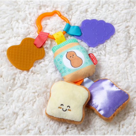 Jucarie pentru dentitie si joaca, 0 luni+, bebe Delicious, Melissa&Doug 30742 - poza 2