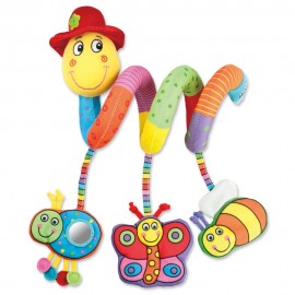 Jucarie pentru patut si carucior wiggly worm - poza 1