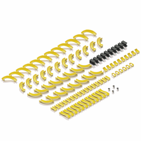 Jucarie Piese de constructie Set M Hubelino (98 piese) - poza 1