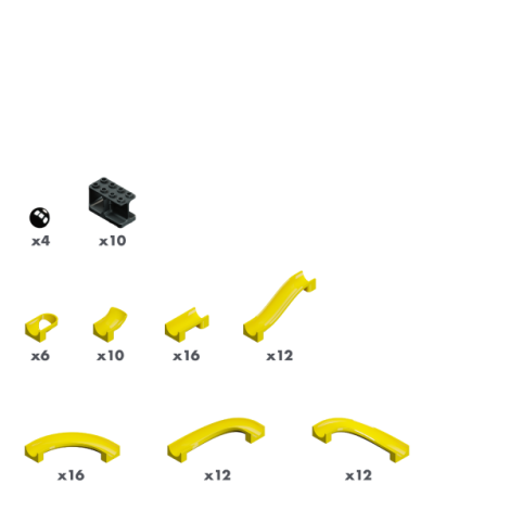 Jucarie Piese de constructie Set M Hubelino (98 piese) - poza 2