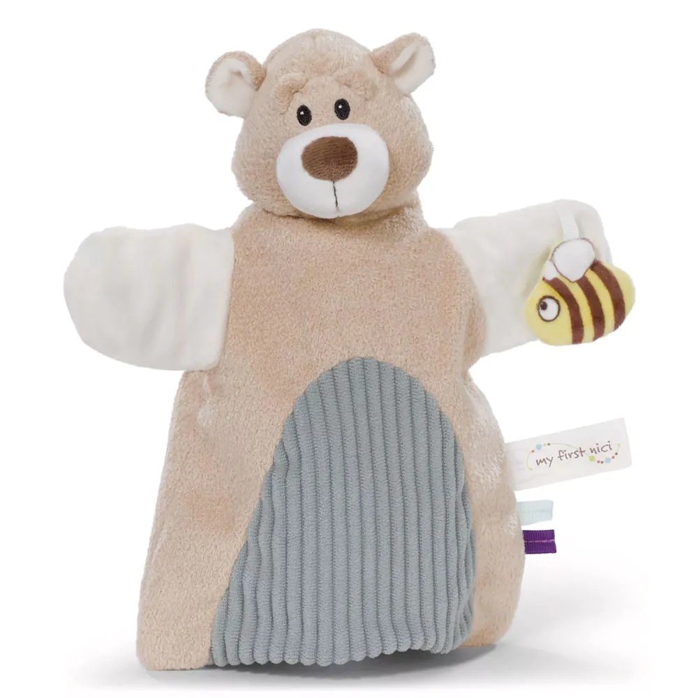 Jucarie plus, marioneta de mana Nici Ursulet reversibil 25 cm - poza 1