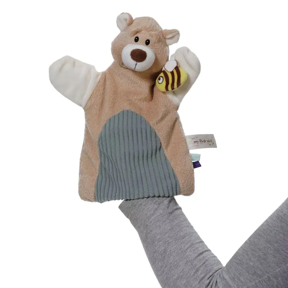 Jucarie plus, marioneta de mana Nici Ursulet reversibil 25 cm - poza 4