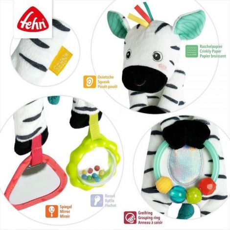 Jucarie senzoriala bebelusi - zebra - poza 3