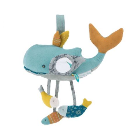 Jucarie senzoriala cu activitati, balena josephine, moulin roty - poza 4