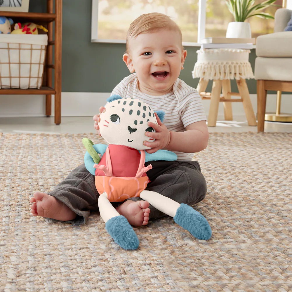 Jucarie senzoriala pentru bebelusi Fisher Price Spotting Fun Show Leopard - poza 3