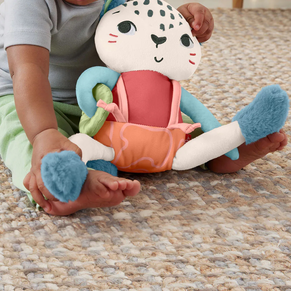 Jucarie senzoriala pentru bebelusi Fisher Price Spotting Fun Show Leopard - poza 5