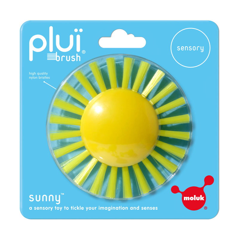 Jucarie senzoriala Sunny Brush Galben