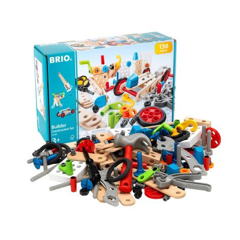 Jucarie set de constructie cu 136 piese BRIO, 3+ ani - poza 2