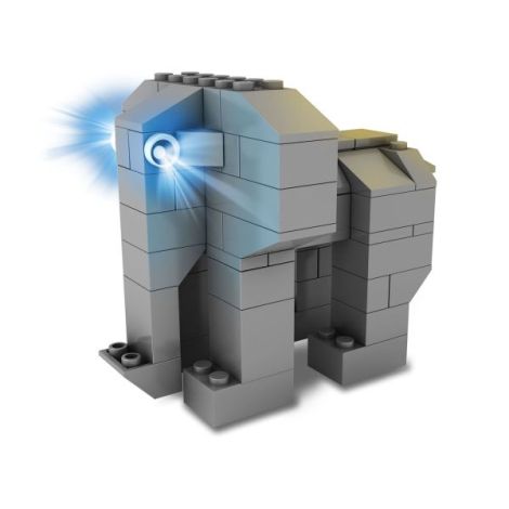 Jucarie - Seturi de constructie cu lumini si sunete Stax - Elefant - poza 2
