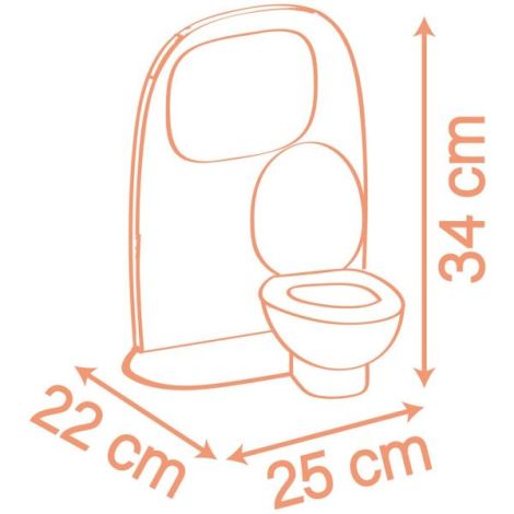 Jucarie Smoby Baby Nurse Toilets cu 2 accesorii - poza 2