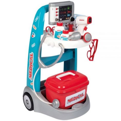 Jucarie Smoby Set doctor cu carucior si accesorii - poza 1