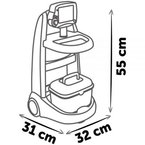 Jucarie Smoby Set doctor cu carucior si accesorii - poza 2