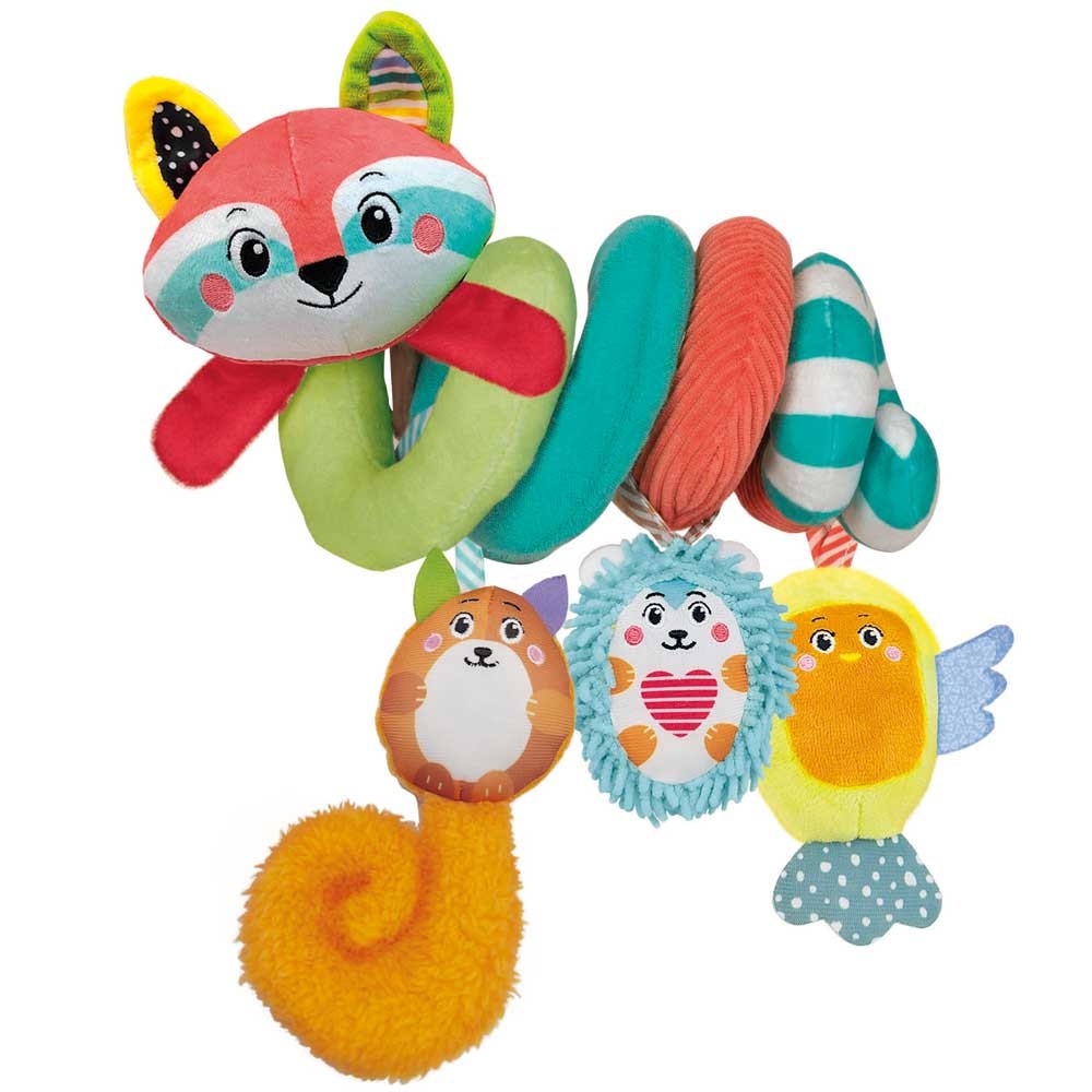 Jucarie spirala de plus Clementoni Baby Happy Animals - poza 1