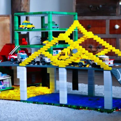 Jucarie Stax - Set constructie cu lumini si sunete - Tractor - poza 3
